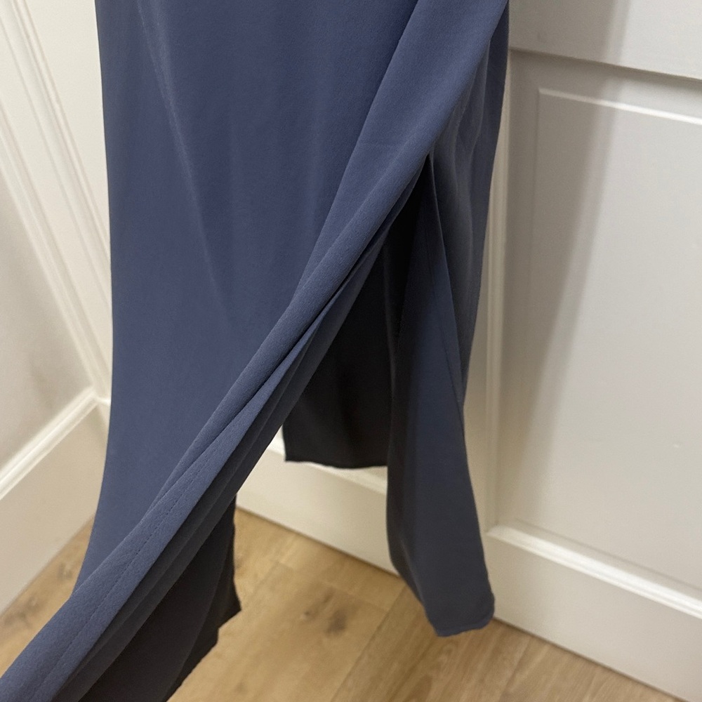Eileen Fisher Elegant BlueGray Women's Skirt Set - Picture 4 of 16